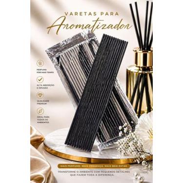 Imagem de Kit Varetas Fibra de Algodão Premium para aromatizadores 25cm-4mm - Ma