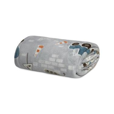 Imagem de Cobertor Mágico Camesa Infantil Brilha No Escuro 150x220cm Aveludado, 