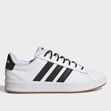 Imagem de Tênis Adidas Grand Court 3.0 Feminino, Branco, Preto, 37