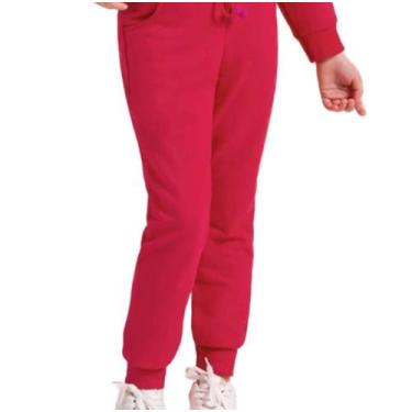 Imagem de Calça de Molecotton Infantil Menina com Cadarço Decorativo - Cativa Ki