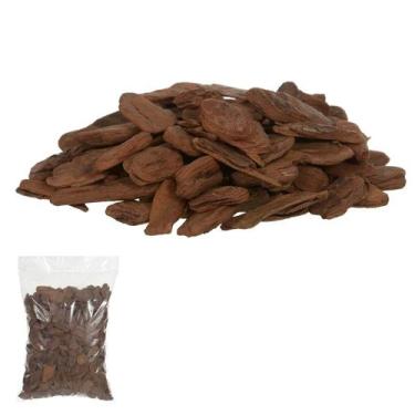 Imagem de Casca de pinus premium g 1kg (marrom) - FLORARTE