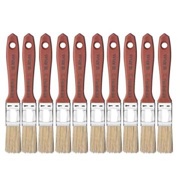 Imagem de Pincel Para Pintura Parede 3/4 Verniz E Stain Atlas- 10 Un