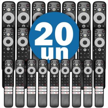 Imagem de Controle Remoto para Smart TV TCL 4K com Teclas GloboPlay Prime YouTub