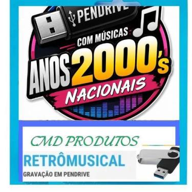 Imagem de 10090 Pen drive 8gb com Músicas Anos 2000s Nacionais mp3 - CMD PRODUTO