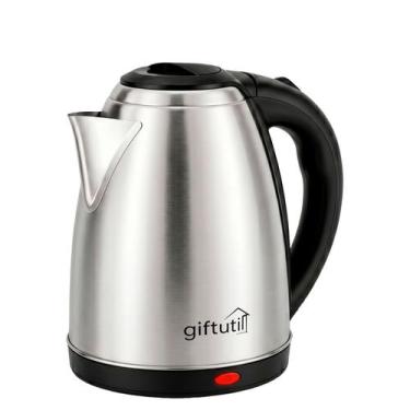 Imagem de Chaleira Elétrica 2 Litros Inox Bule Automático 1500 Watts Cor Prata M