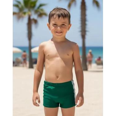 Imagem de Sunga Masculina Boxer Infantil Menino Confortável Cueca Box Praia Pisc