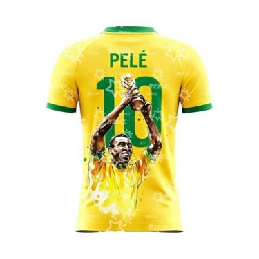 Imagem de Camisa De Futebol Da Seleção Brasileira 2026 Pelé Para Homens, Mulhere