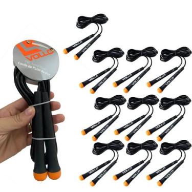 Imagem de Kit 10 Cordas de Pular em PVC Para Treinar Aeróbico VP1075 Vollo Sport