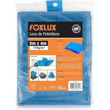 Imagem de Lona Polietileno Azul 5m x 4m 150 Micras Famastil