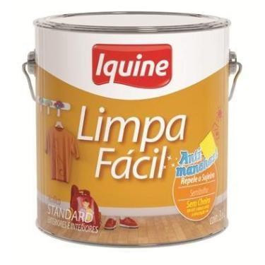 Imagem de Tinta Acrílica Semibrilho 3,6 Litros Limpa Fácil Br Iquine