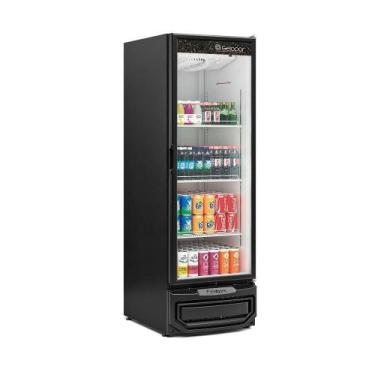 Imagem de Expositor Refrigerado Vertical Gelopar GRV57PR 570L 1 Porta Preto 220V