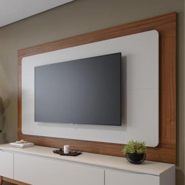 Imagem de Painel para TV até 75 Polegadas 100% MDF 182CMX134CM Oslo Bege - Proví