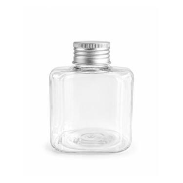 Imagem de 20 Frascos Pet Cubo 200ml com Tampa Alumínio para Refil - - Embaleve, 