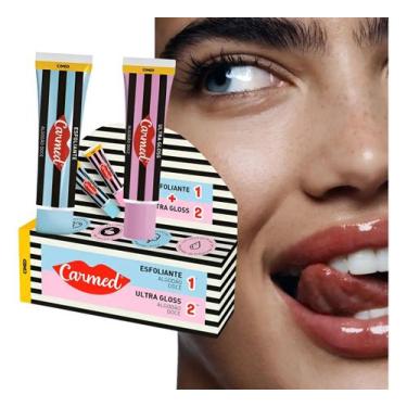 Imagem de Carmed Esfoliante 10g + Ultra Gloss 10g Sabor Algodão Doce - Cimed