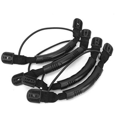 Imagem de 03 Montagem lateral de barco fácil de instalar, alças laterais de caiaque que não enferrujam facilmente, dugout de canoa para arreios de canoagem