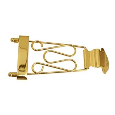 Imagem de Generic Ponte de metal semioco para peças de guitarra e guitarra LP Archtop Jazz – Dourada, conforme descrito