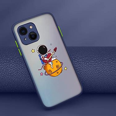 Imagem de Capa Guitar Astronaut para iPhone 13 12 Pro Max Mini 11 Pro Max X XR XS MAX SE2020 8 7 Plus 6 6S Plus Capa de telefone ultrafina e macia, Blue1, para iPhone 7Plus