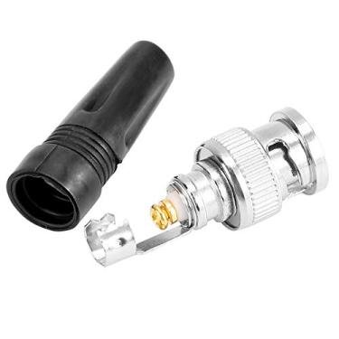 Imagem de Conector BNC, adaptador macho BNC, conversor para câmera e cabo de vídeo, 10 peças para câmera comercial