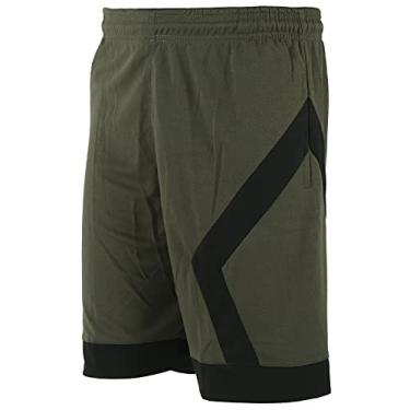 Imagem de Shorts de ginástica, shorts de corrida escondem bolso verde para corrida(XXXL)