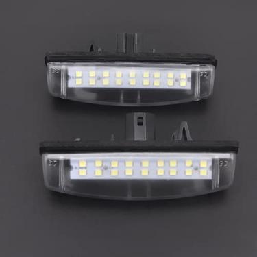 Imagem de Luzes de placa de carro de LED brilhante lâmpada traseira para-choque luzes de placa de licença LED para lâmpada de placa automotiva LEXUS Is200 Is300 Ls430