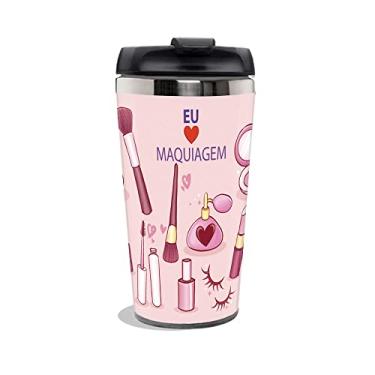 Imagem de Copo Termico Maquiagem Tampa Rosqueavel