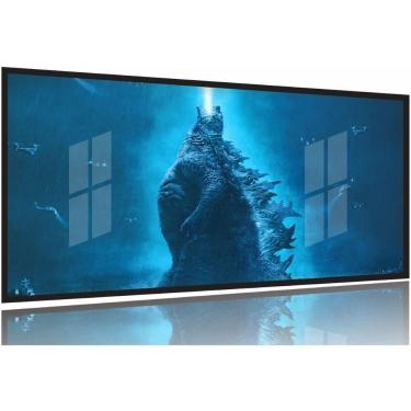 Imagem de Quadro Decorativo Godzila D 5 130x60 Moldura Preta 2x2