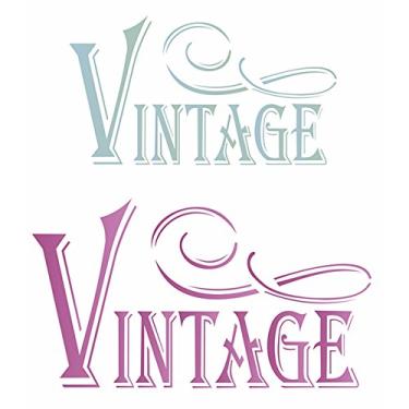 Imagem de Stencil de Acetato para Pintura OPA 15 x 20 cm – 1879 – Vintage