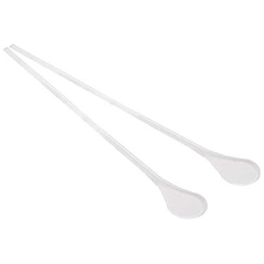 Imagem de 2 Colheres Mexedor Bailarina De Coquetel Bar Drink Suco 32cm Natural