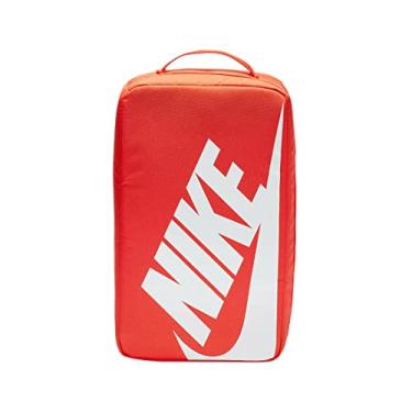 Imagem de Bolsa masculina Nike Shoe Box tamanho único laranja branca