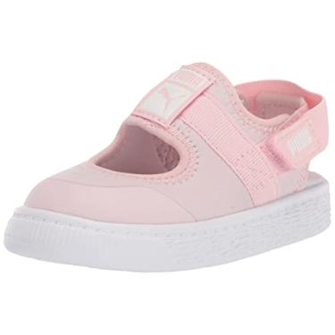 Imagem de PUMA Tênis unissex infantil leve e flexível de verão, Giz rosa - puma branco, 2.5 Little Kid