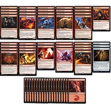 Imagem de Mono Red Aggro Burn Deck - Moderno Legal - Personalizado - Magic The Gathering - MTG - 60 Cartas