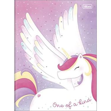 Imagem de Caderno Tilibra Capa Dura 1 Matéria Unicornio 80 Folhas
