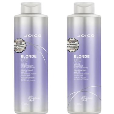 Imagem de Kit Shampoo E Condicionador Matizador Profissional Joico Blonde Life V