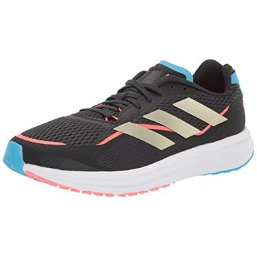 Imagem de adidas Tênis de corrida masculino Sl20.3, Carbono/Bege Areia Metálico/Turbo, 12