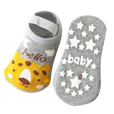 Imagem de Sapatos quentes de inverno para bebês em formato de desenho animado, sapatos de bebê com sola macia para bebês, B, 6-12 meses