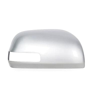 Imagem de JESYMBX Para Toyota RAV4 RAV 4 2009-2013 Tampa do espelho lateral da porta da asa do carro concha exterior da casa tampa do espelho retrovisor 1 par prata esquerda e direita