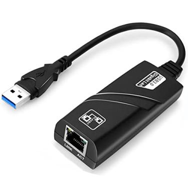 Imagem de Adaptador de Rede USB 3.0 Gigabit RJ45 Lan Ethernet Placa de Rede Externa 10/100/1000mbps Desktop, Notebook, Macbook (USB 3.0)