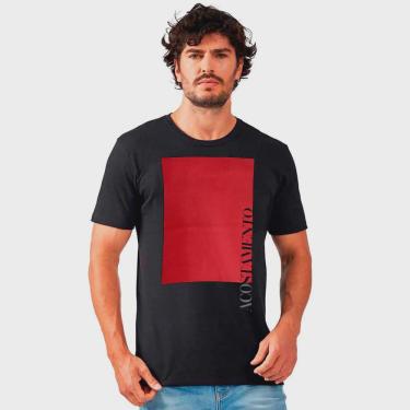 Imagem de Camiseta Acostamento Red Square IN23 Preto Masculino