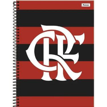 Imagem de Caderno Flamengo 10 Matérias C/160 Folhas Foroni
