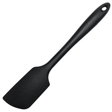 Imagem de Chef Craft Espátula angular de silicone premium, 28 cm, preta