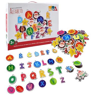 Imagem de Jogo Educativo Enfeites De Arvore De Natal Alfabeto Babebi