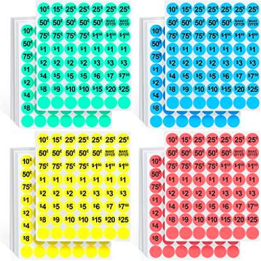 Imagem de GILLRAJ MILAN 【4 rolos】 Rolo de adesivos Thank You, 1000 + peças de 3,8 cm, 4 cores holográficas com efeito de glitter, adesivos para envelopes, presentes, correios, suprimentos para pequenas empresas