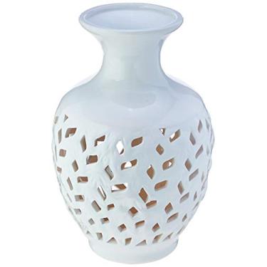 Imagem de Vaso Com Recorte M Ceramicas Pegorin Branco
