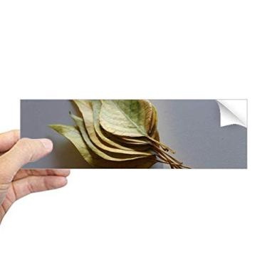 Imagem de DIYthinker Simpol Leaf Plant Picture Adesivo de para-choque, retangular, natureza