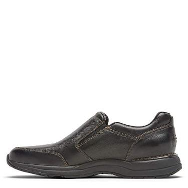 Imagem de Rockport Tênis masculino Edge Hill 2 Double Gore sem cadarço, Preto, 7