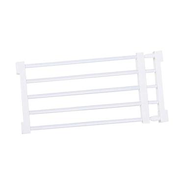 Imagem de Cerca para animais de estimação filhote de cachorro de segurança de segurança ajustável expansível portão de bebê retrátil portão de, 56 a 100cm x 36cm Branco