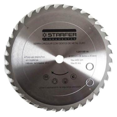Imagem de Disco De Serra Circular Widea Para Madeira Starfer 350Mm X 36 Dentes