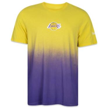 Imagem de Camiseta New Era Regular Nba Los Angeles Lakers Core Manga Curta
