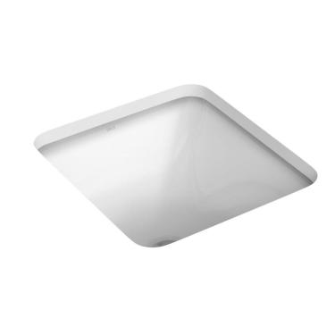 Imagem de Cuba de Embutir Quadrada Branca 35cm L.415.17