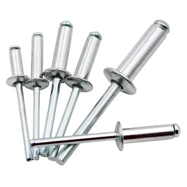 Imagem de 500 PEÇAS - REBITE POP REPUXO 3,2 X 10 ALUMINIO POLIDO